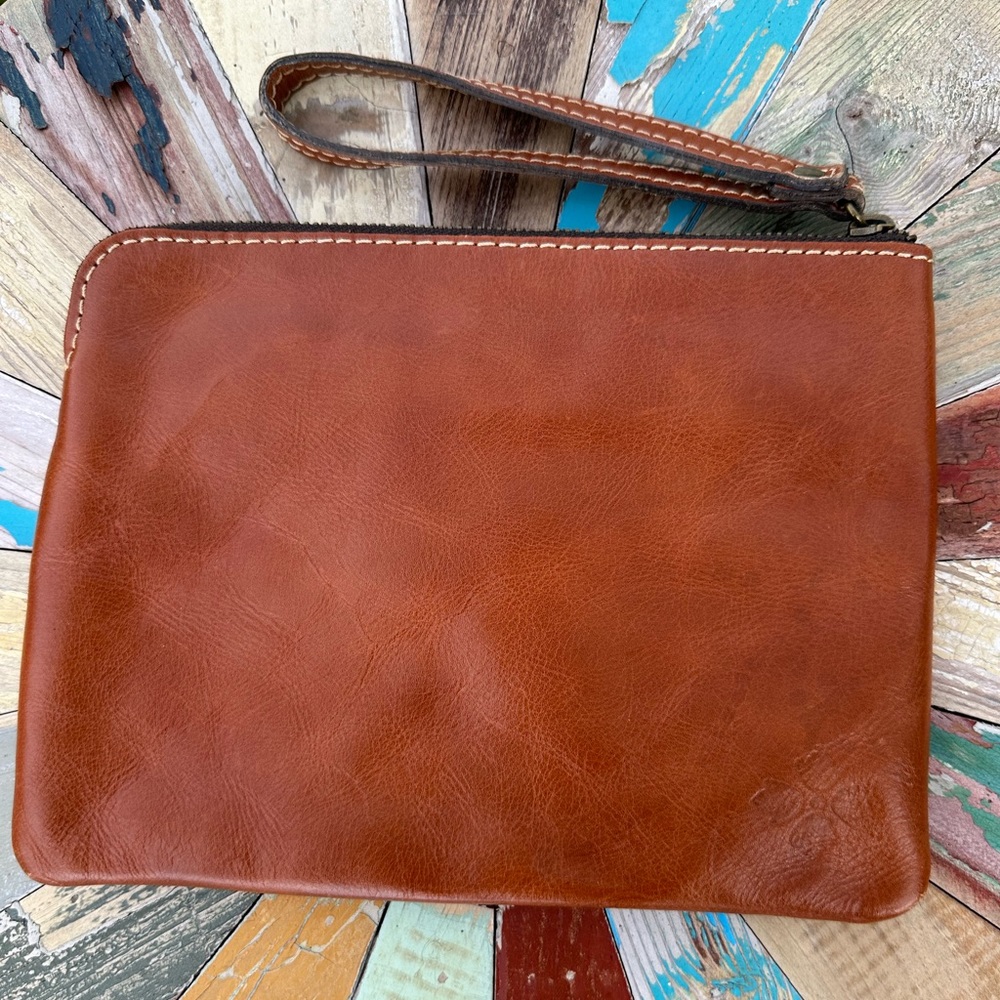 Patricia Nash Cassini Leather Wristlet
